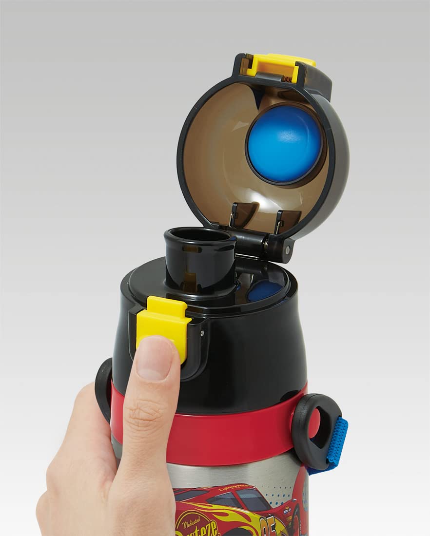 Skater Disney Cars 22 Boys Water Bottle Stainless Steel 470ml Kids Sdc4-A- Japan Figure Store - #1 Bring To You The Best Japanese Goods