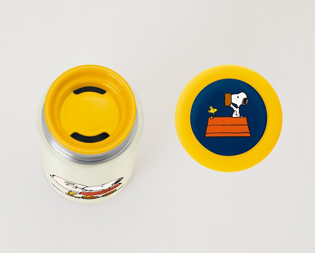 Skater 200ml Stainless Steel Lightweight Water Bottle - Snoopy 15 Peanuts Design- Japan Figure Store - #1 Bring To You The Best Japanese Goods