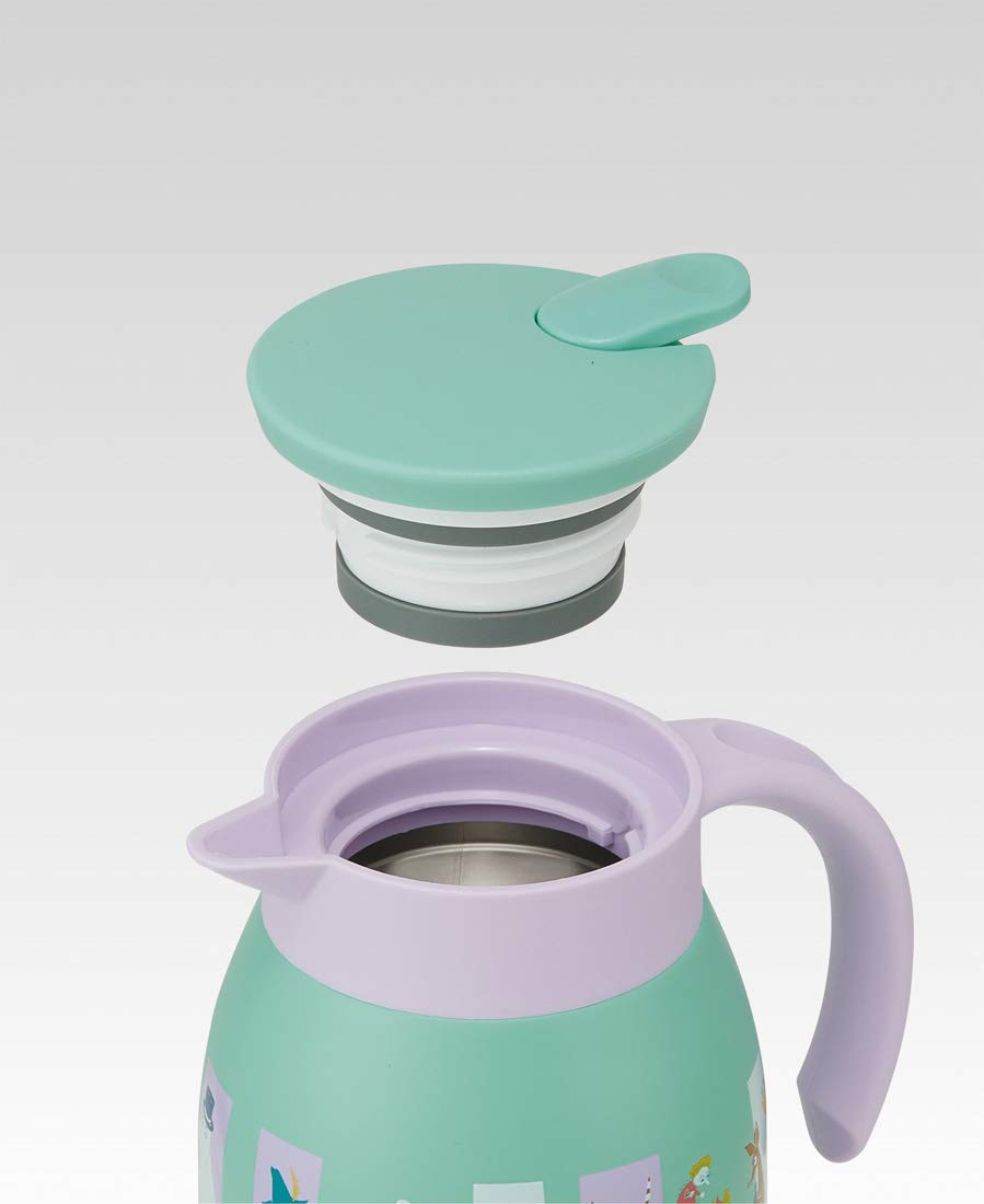 Skater 600ml Moomin Color Vacuum Flask - Stainless Steel Double Walled Pot- Japan Figure Store - #1 Bring To You The Best Japanese Goods