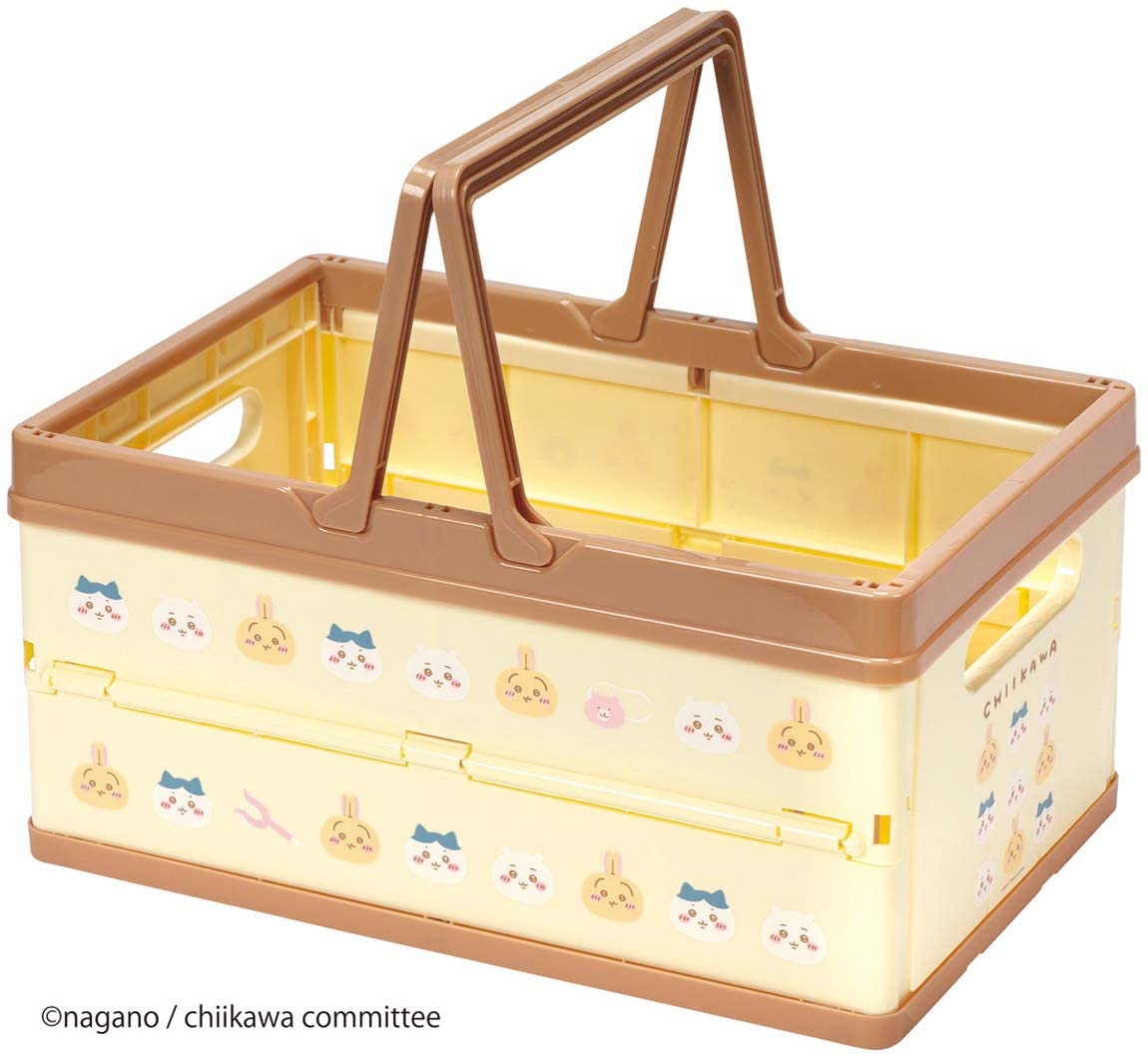 Skater Chiikawa Folding Storage Box Case Basket 38x25x19.5 cm BWOT13-A- Japan Figure Store - #1 Bring To You The Best Japanese Goods