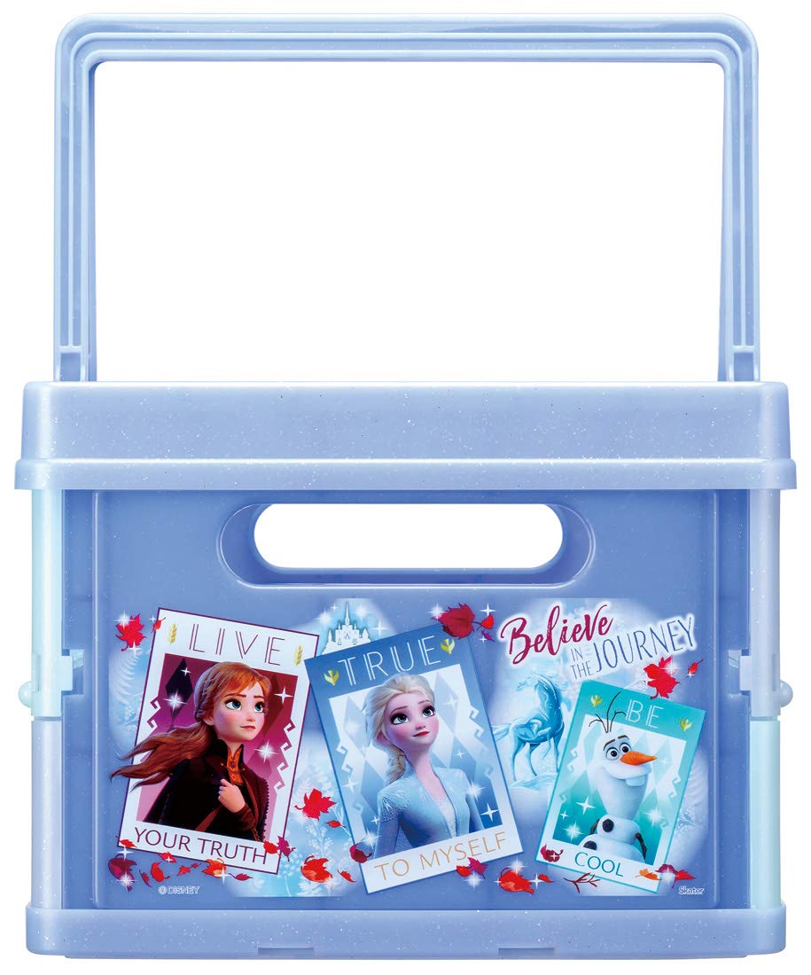 Skater Brand Frozen 2 Foldable Storage Basket Compact Box Case Bwot13- Japan Figure Store - #1 Bring To You The Best Japanese Goods