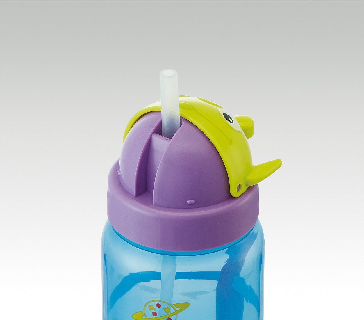 Skater Alien Toy Story Disney 350ml Straw Water Bottle - Die Cut Design- Japan Figure Store - #1 Bring To You The Best Japanese Goods