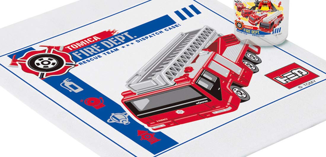 Skater Tomica 19 Towel Set with Case 32x30.5 cm - Made in Japan- Japan Figure Store - #1 Bring To You The Best Japanese Goods