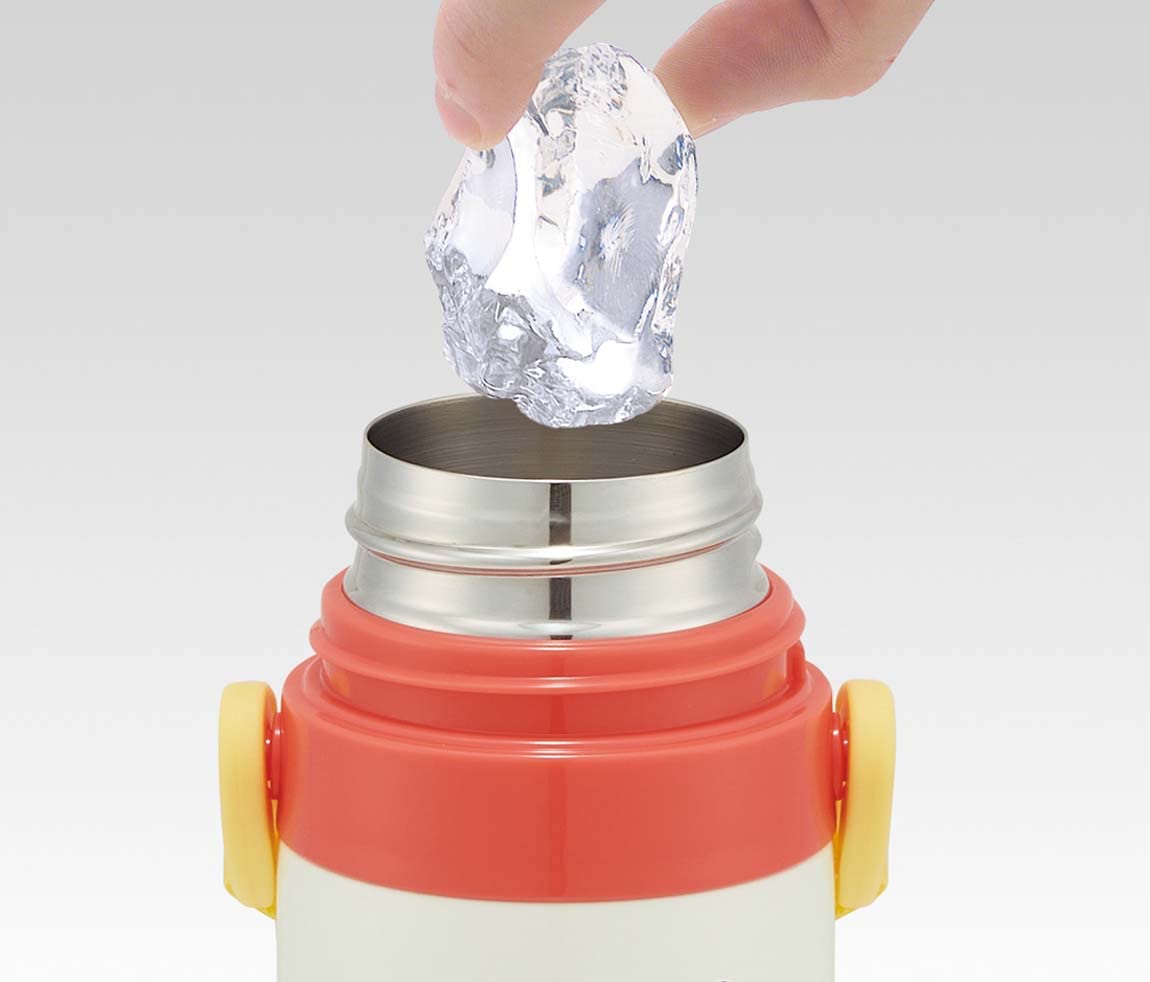 Skater Curious George Kids 350ml 2-Way Stainless Steel Water Bottle with Cup SKDC3-A- Japan Figure Store - #1 Bring To You The Best Japanese Goods