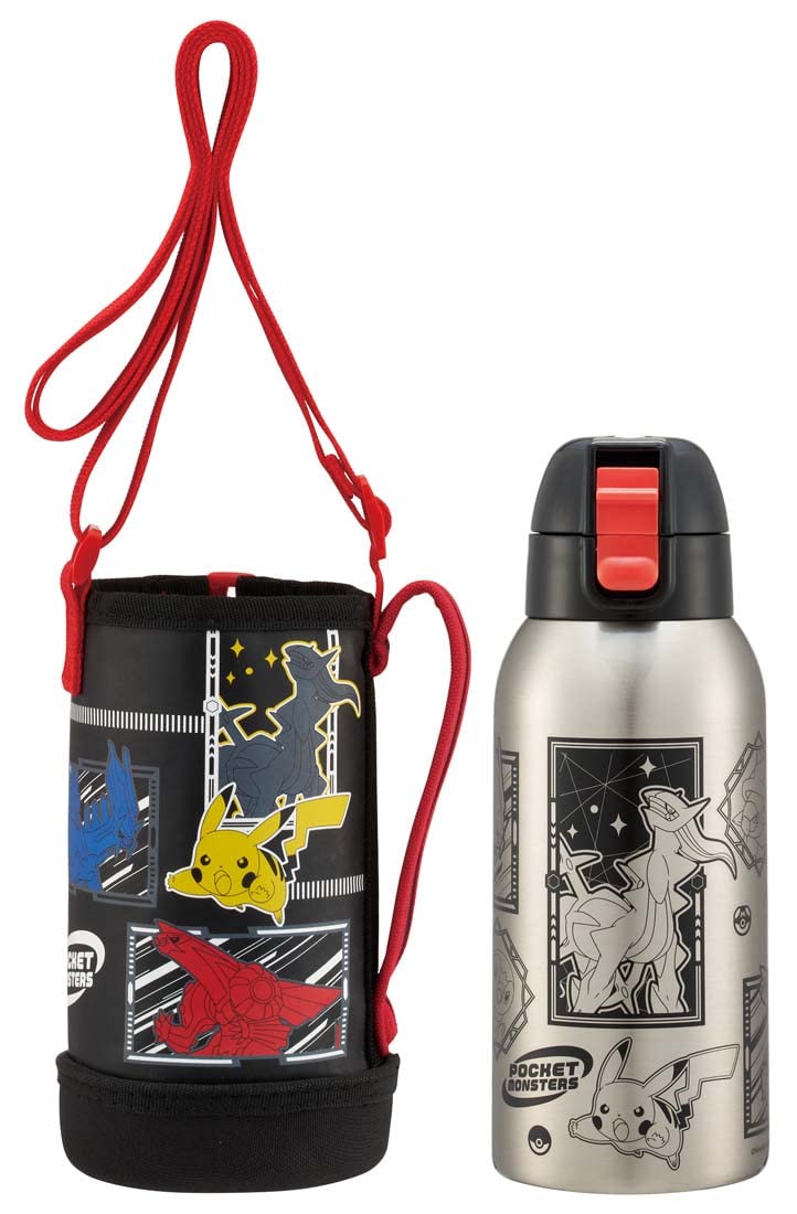 Skater Pokemon Stainless Steel Water Bottle 600ml with Cover for Kids Kstch6-A- Japan Figure Store - #1 Bring To You The Best Japanese Goods
