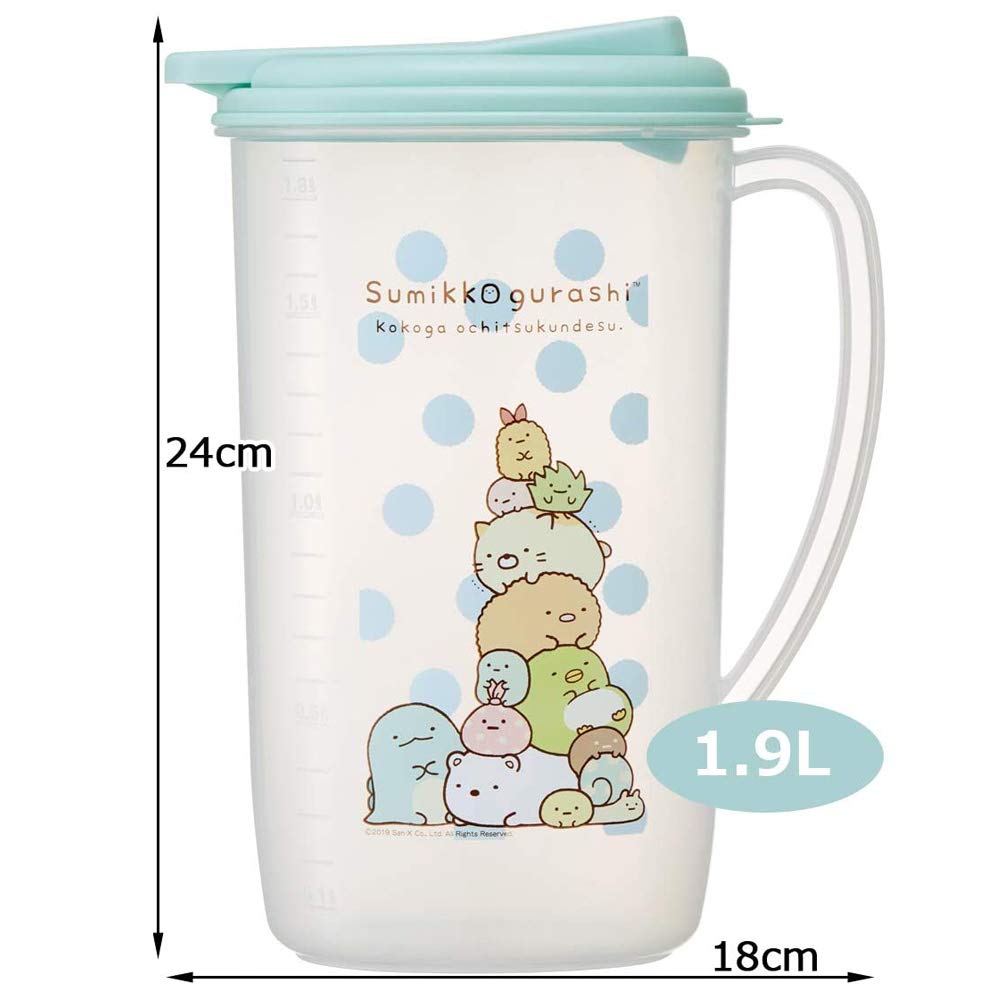 Skater Sumikko Gurashi 1.9L Water Pot Ci19 - Large Capacity Drink Container- Japan Figure Store - #1 Bring To You The Best Japanese Goods
