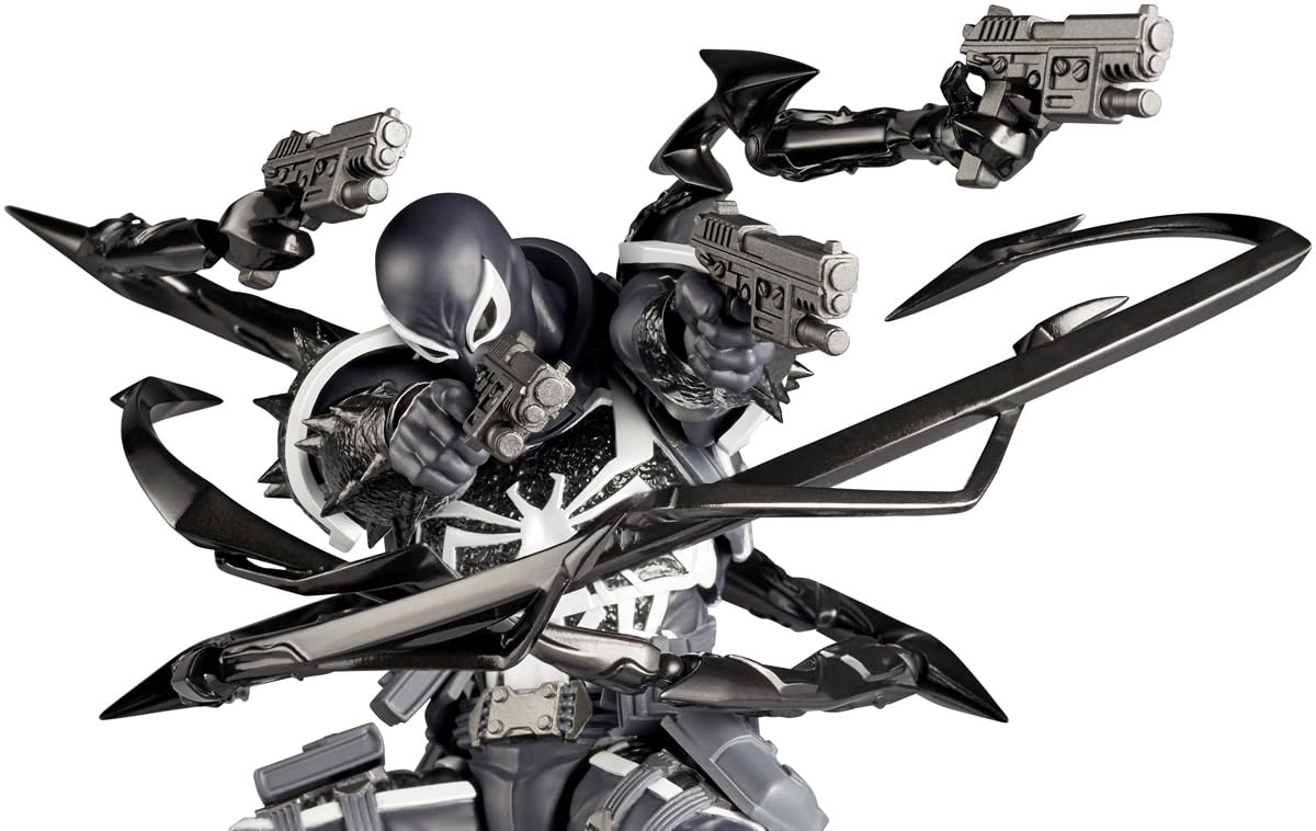 Kaiyodo Amazing Yamaguchi Revoltech Agent Venom Spider-Man 2025 Re-Release- Japan Figure Store - #1 Bring To You The Best Japanese Goods