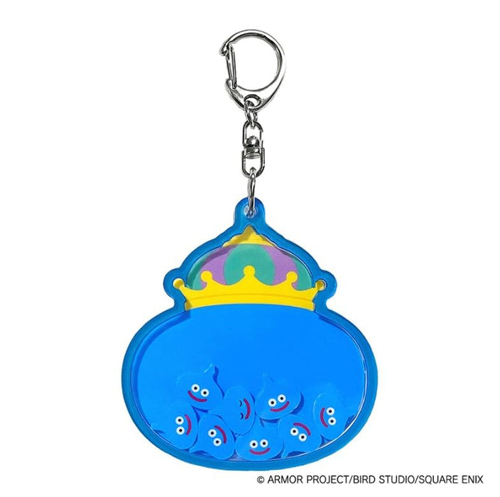 Square Enix Smile Slime Shaker Keychain King Slime and Slime Collectible