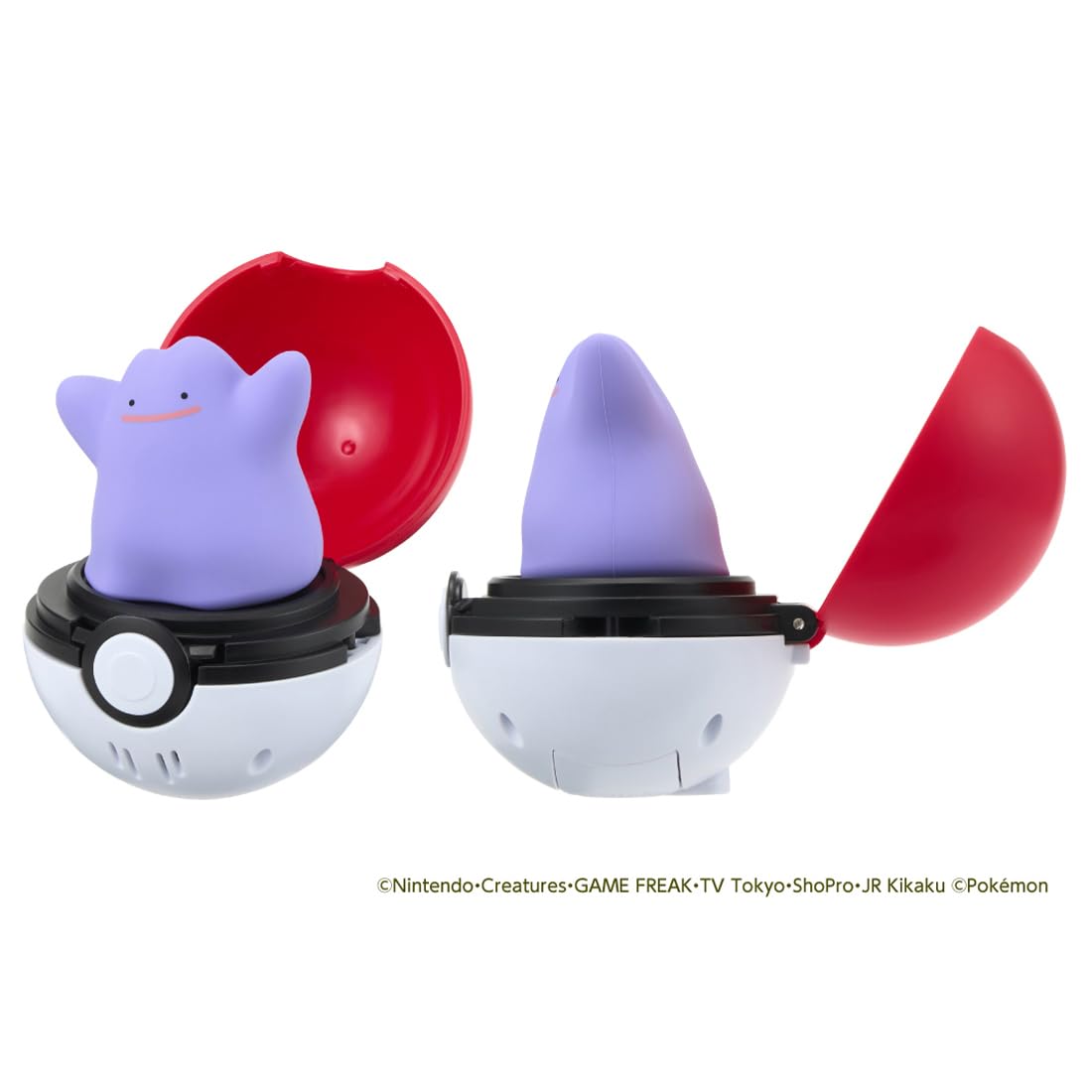 Peluche collectible Pyokopunyu Ditto de Takara Tomy Pokémon