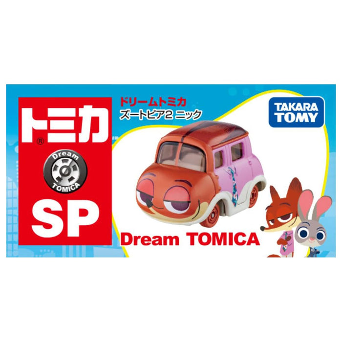 Takara Tomy Tomica Zootopia 2 Nick Mini Car Toy for Ages 3+
