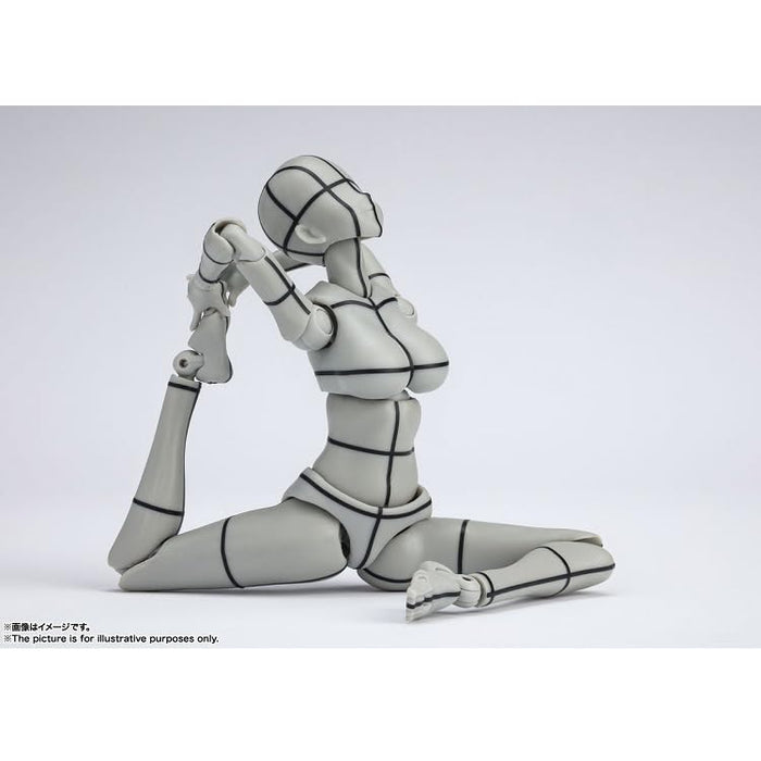 Tamashii Nations Shfiguarts Body-Chan Gray Wireframe Edition 13 Resale Version- Japan Figure Store - #1 Bring To You The Best Japanese Goods
