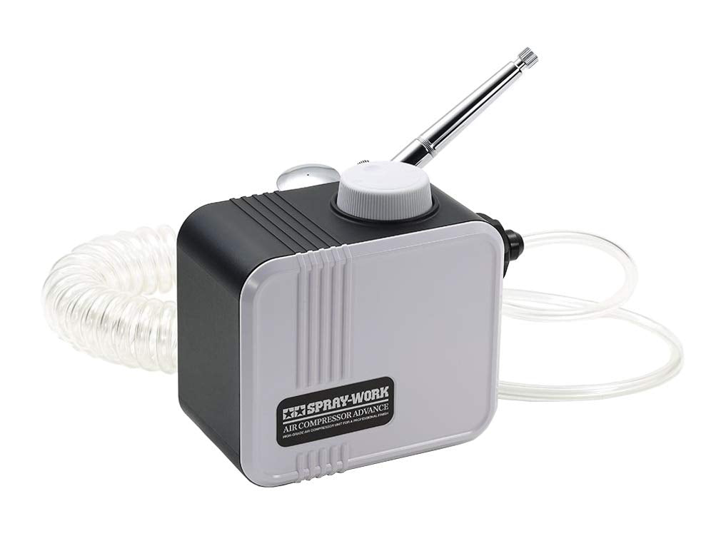 Tamiya Airbrush System No.63 Spray Work Compressor with Supermax Airbrush 0.3D- Japan Figure Store - #1 Bring To You The Best Japanese Goods