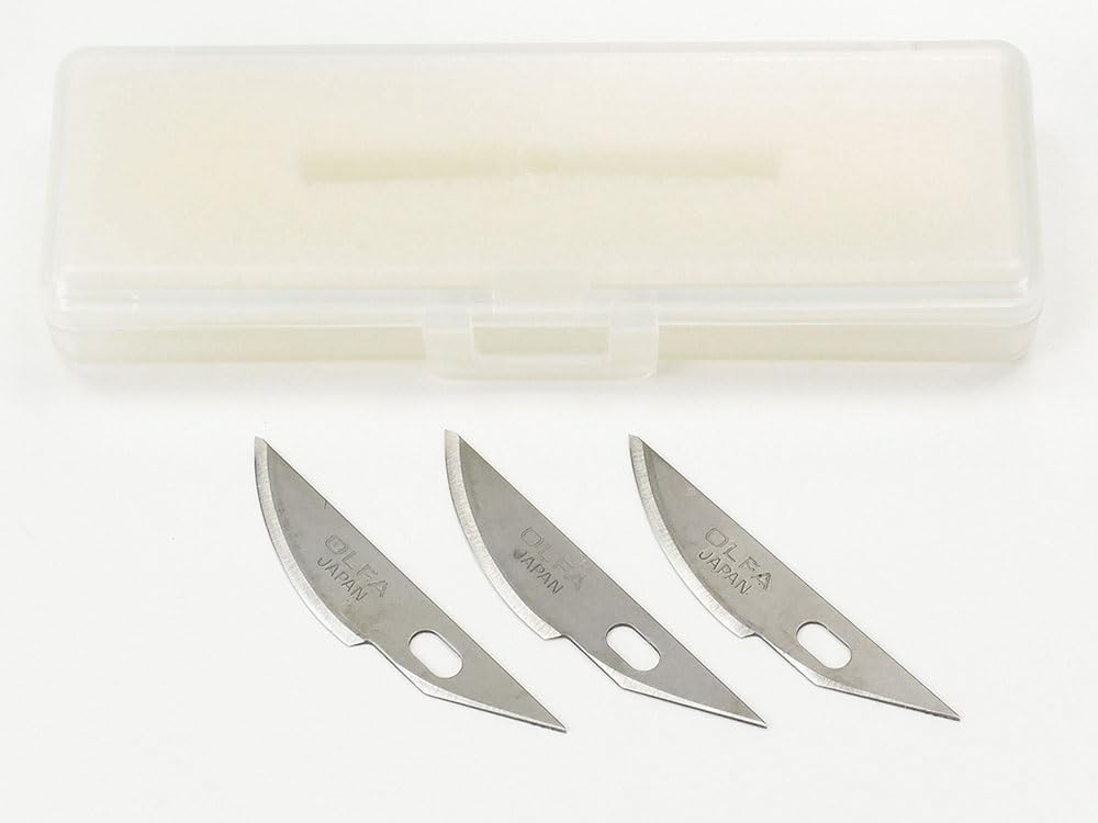 Tamiya Modeler's Knife Pro Curved Replacement Blades 3-Piece Set 74100- Japan Figure Store - #1 Bring To You The Best Japanese Goods