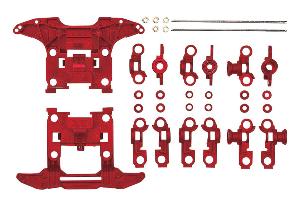 Tamiya Gp.411 N-04/T-04 Reinforced Unit Upgrade Parts Red 15411- Japan Figure Store - #1 Bring To You The Best Japanese Goods