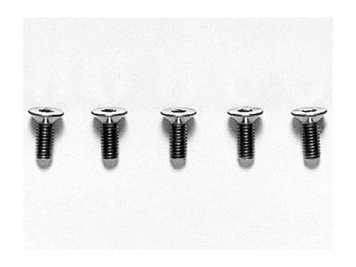 Tamiya Hop-Up Titanium 3x8mm Hex Flat Head Screws (5pcs)- Japan Figure Store - #1 Bring To You The Best Japanese Goods