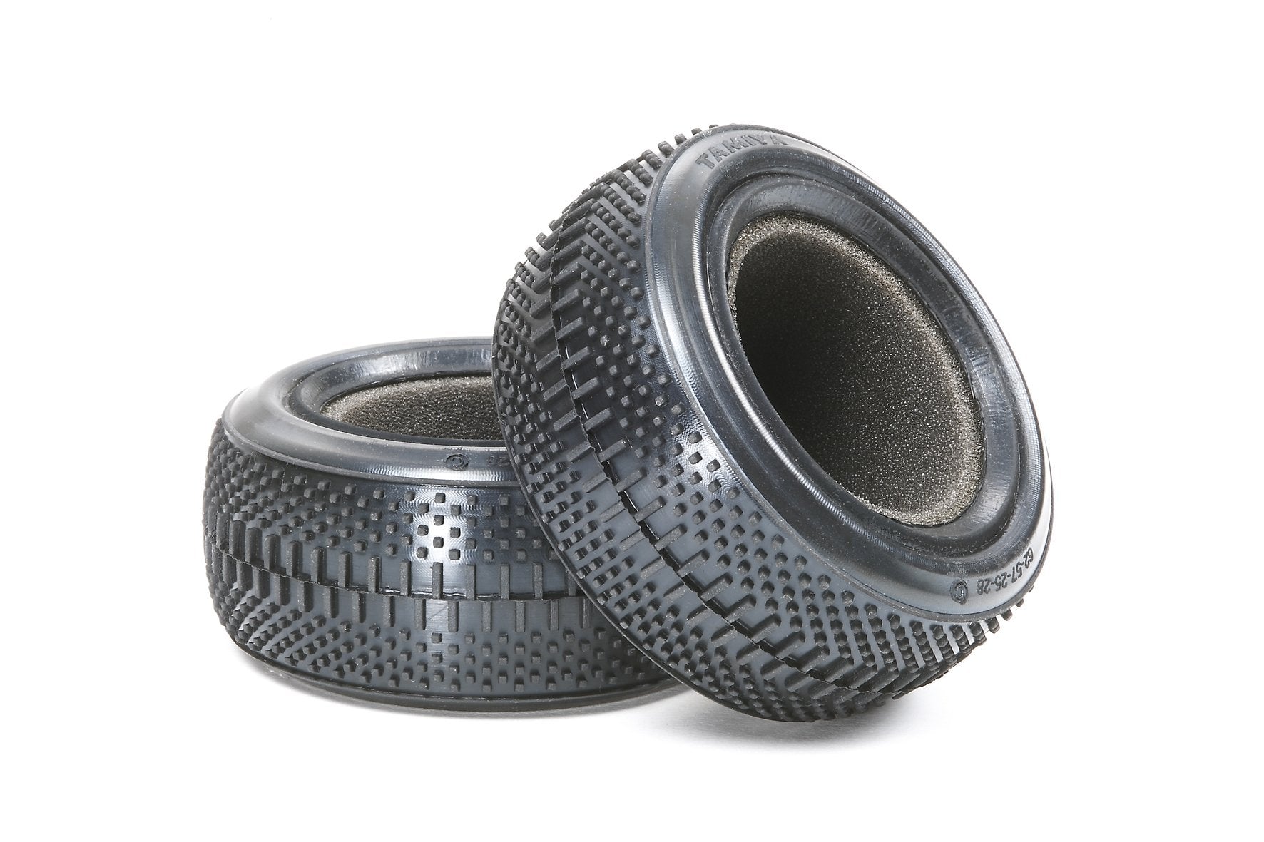 Tamiya Op.1187 4WD Dual Block Front Wheel Tire C (62/25) 54187- Japan Figure Store - #1 Bring To You The Best Japanese Goods