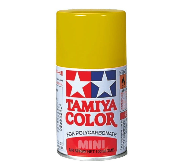 Tamiya PS-56 Mustard Yellow Polycarbonate Spray Paint Model 86056- Japan Figure Store - #1 Bring To You The Best Japanese Goods