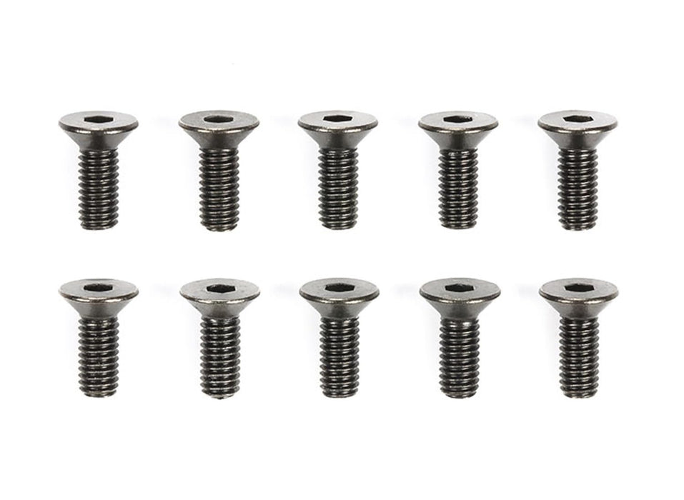 Tamiya 3x8mm Steel Hex Flat Head Screws 10pcs RC Spare Parts 51627- Japan Figure Store - #1 Bring To You The Best Japanese Goods