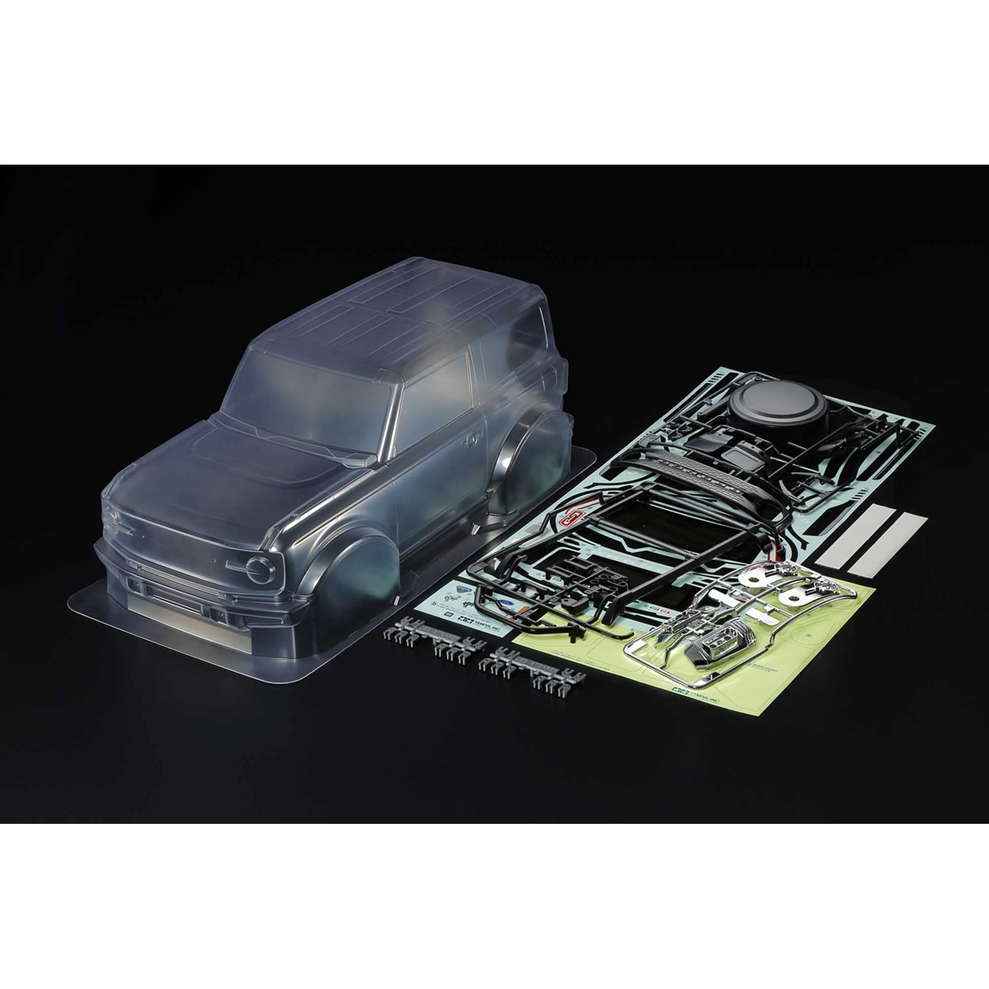 Tamiya Rc Spare Parts 1/10 Ford Bronco 2021 Spare Body Set 51687- Japan Figure Store - #1 Bring To You The Best Japanese Goods