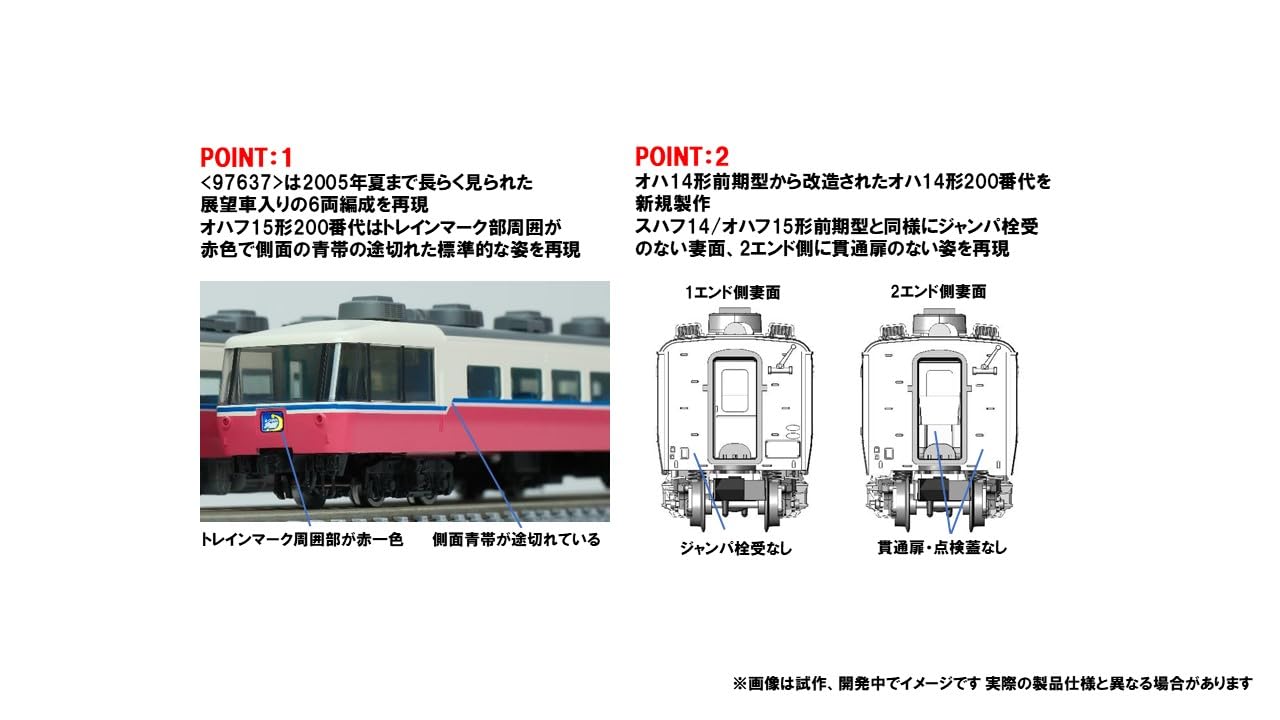 Tomytec Tomix N Gauge Jr 14 Series 200 Moonlight Kyushu 6-Car Train Set