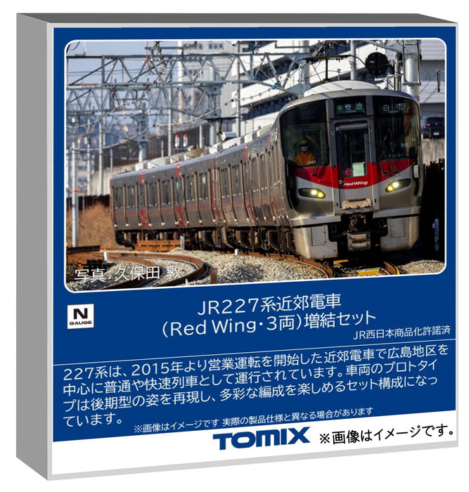 Coffret de train miniature Tomytec Tomix 97215 N Gauge Jr 227 Series Red Wing