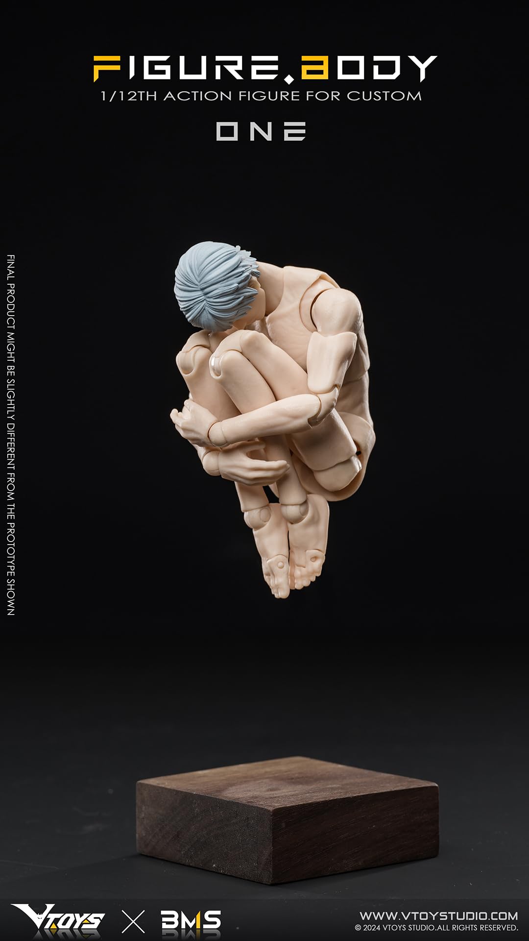 Vtoys X BMS Posable 1/12 Figure Body One VB002 White Skin Japan Action Figure- Japan Figure Store - #1 Bring To You The Best Japanese Goods