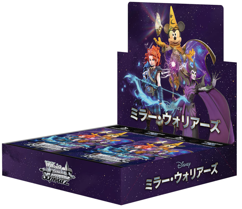 Coffret de boosters Disney Mirror Warriors de Bushiroad Weiss Schwarz