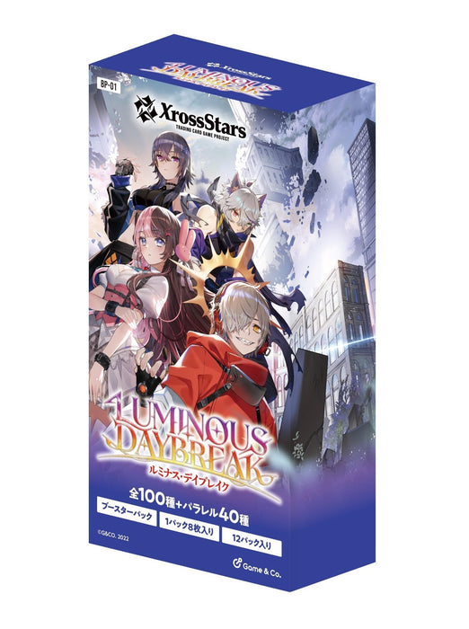 Game&Co. Xross Stars Booster Box 1st Edition Luminous Daybreak Box
