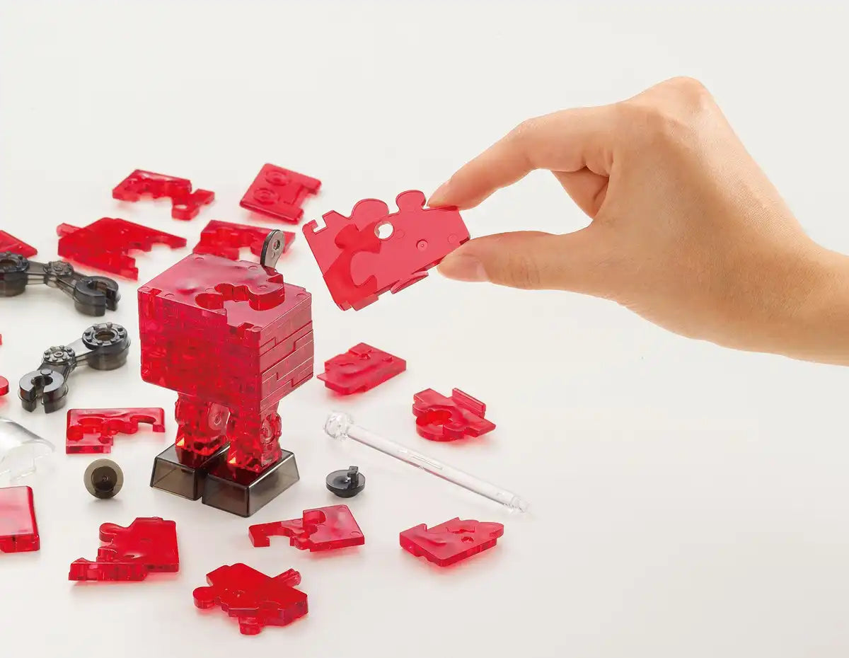 BEVERLY Crystal 3D Puzzle 50202 Robot Red- Japan Figure Store - #1 Bring To You The Best Japanese Goods