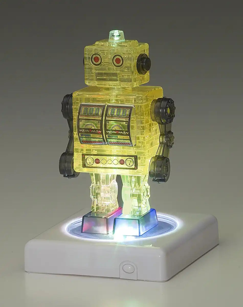 BEVERLY Crystal 3D Puzzle 50201 Robot Yellow- Japan Figure Store - #1 Bring To You The Best Japanese Goods