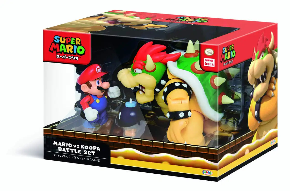 Mario Vs Bowser Battle Set (Jakks Pacific, Inc)- Japan Figure Store - #1 Bring To You The Best Japanese Goods