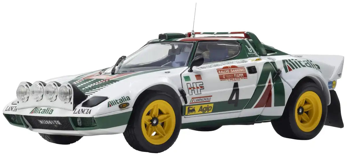 Kyosho 1/18 Scale Lancia Stratos HF 1976 Sanremo Winner Model KS08130F