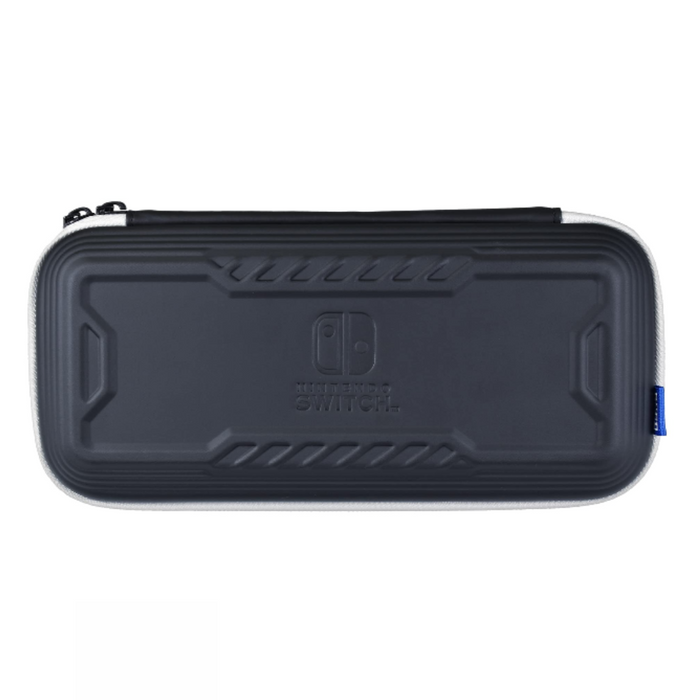 HORI Tough Pouch Plus For Nintendo Switch / Nintendo Switch Oled Model White X Black- Japan Figure Store - #1 Bring To You The Best Japanese Goods