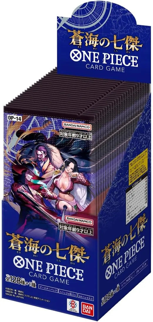 BANDAI One Piece Card Game OP-14 Box 24 Booster Packs Set