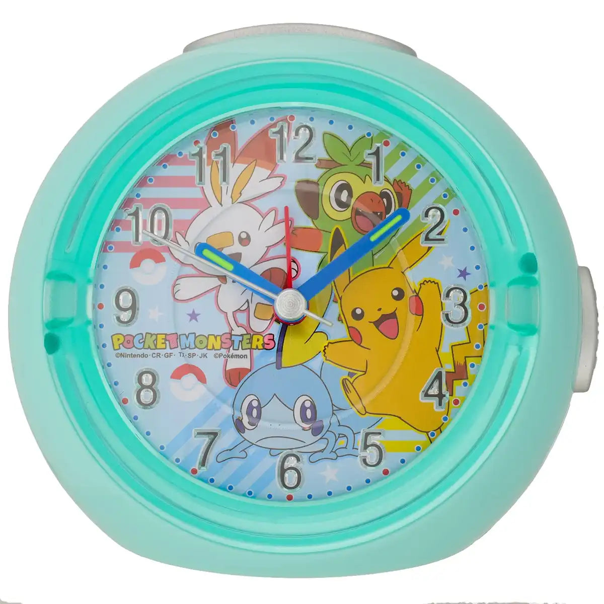 T'S FACTORY Pokemon Led Alarm Clock Assembled Mint Green- Japan Figure Store - #1 Bring To You The Best Japanese Goods