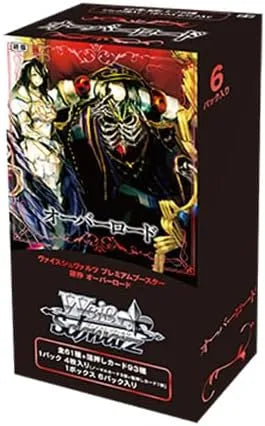 Bushiroad Weiss Schwarz Overlord Premium Booster 6-Pack Box