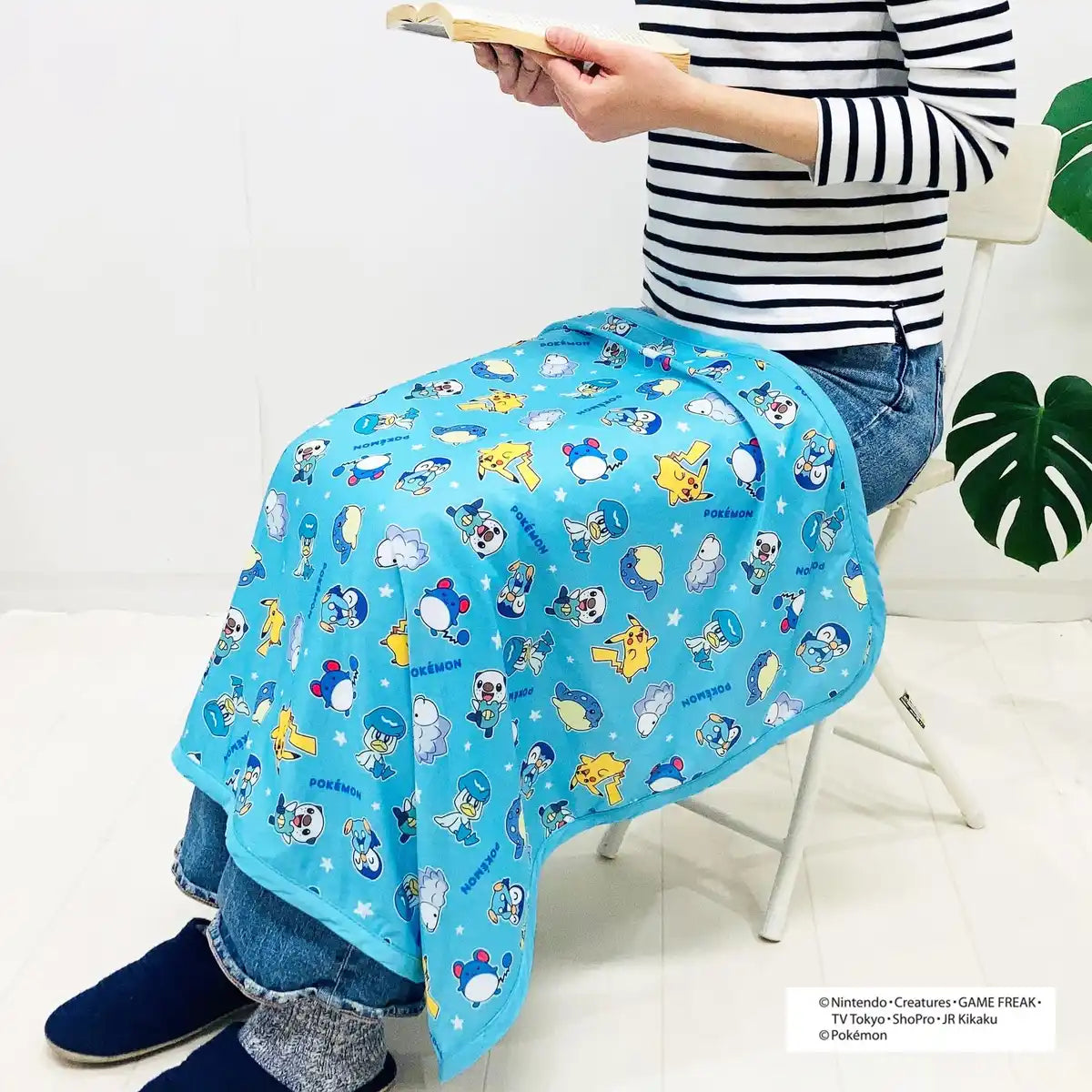 Killer Pokemon Cooling Lap Blanket 70x100cm Pikachu Blue- Japan Figure Store - #1 Bring To You The Best Japanese Goods