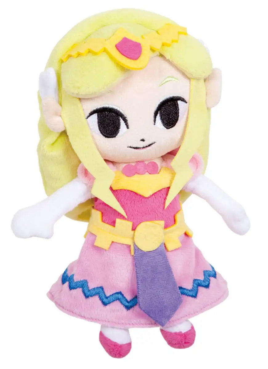 Sanei Boeki Legend Of Zelda Princess Zelda Plush Toy - W9.5xD7xH21cm- Japan Figure Store - #1 Bring To You The Best Japanese Goods