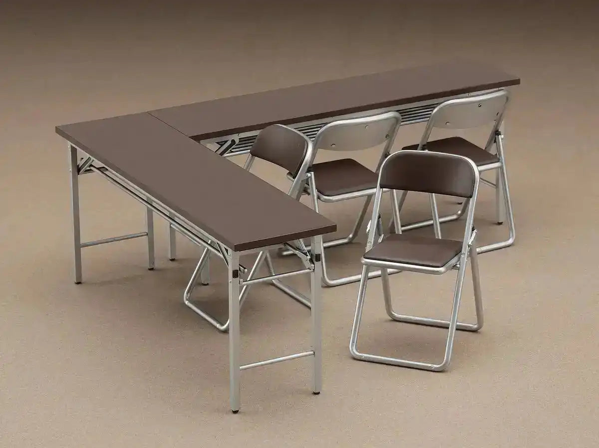HASEGAWA - 1/12 Meeting Room Desk & Chair Plastic Model- Japan Figure Store - #1 Bring To You The Best Japanese Goods