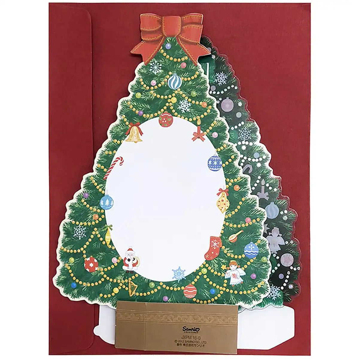 Sanrio Christmas Melody Card Green Tree with Accessories - We Wish You A Merry Christmas- Japan Figure Store - #1 Bring To You The Best Japanese Goods