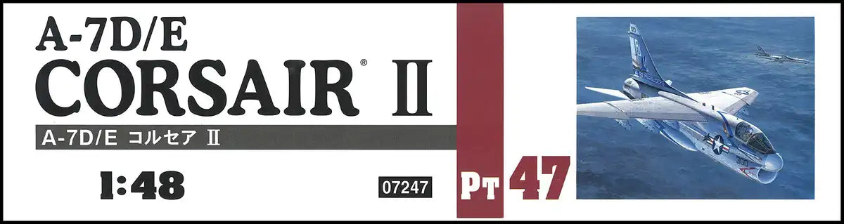 HASEGAWA 1/48 A-7D/E Consair Ii U.S. Air Force/Navy Attacker Plastic Model- Japan Figure Store - #1 Bring To You The Best Japanese Goods