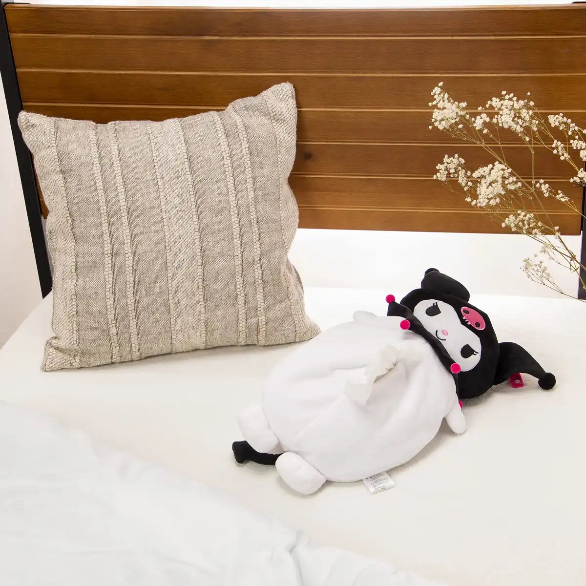 MORISHITA Sanrio Plush Hanging Tissue Case Kuromi- Japan Figure Store - #1 Bring To You The Best Japanese Goods