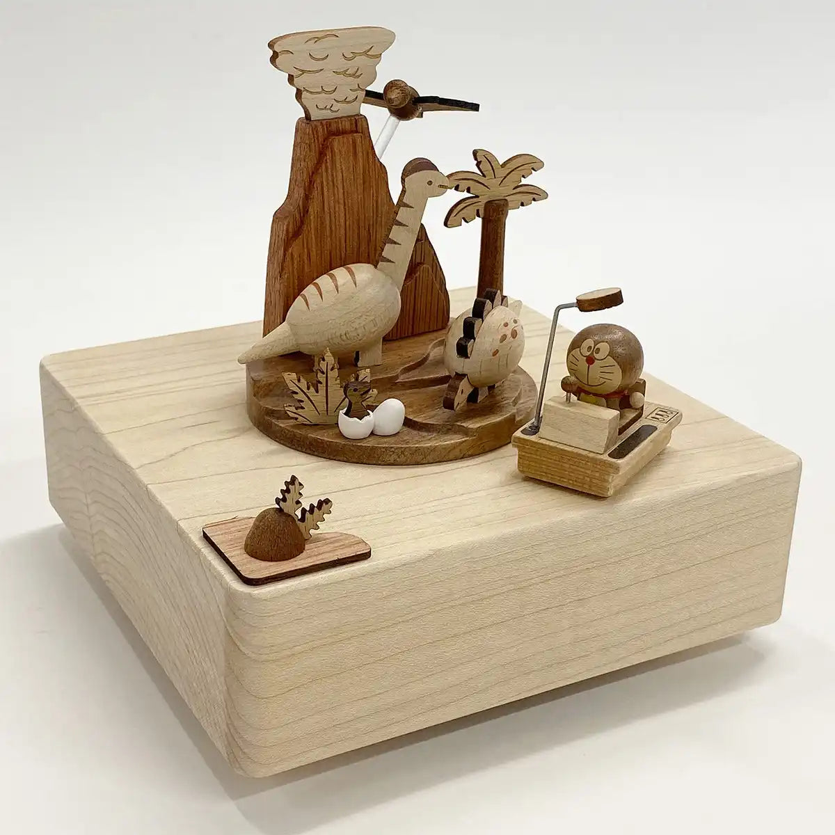 Sanrio Wooden Music Box Doraemon Time Machine Collectible H 9158- Japan Figure Store - #1 Bring To You The Best Japanese Goods