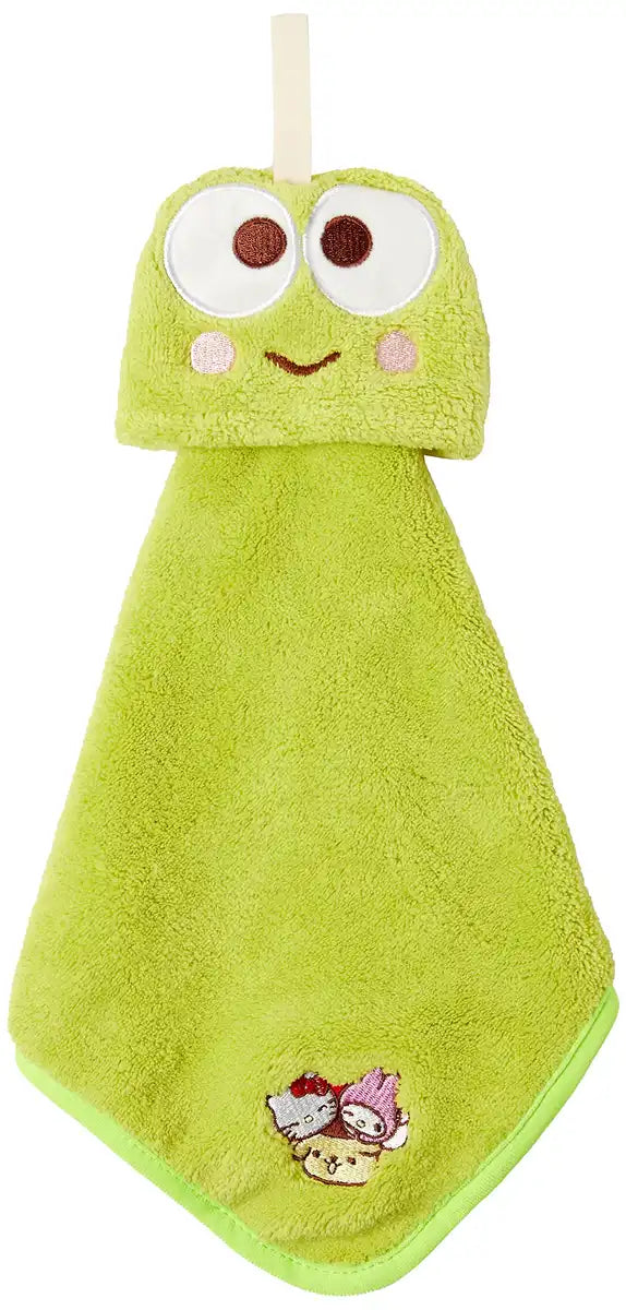Marushin Loop Towel Micro Material Keroppi 9x12cm 25x25cm Kindergarten Girls 3065013300- Japan Figure Store - #1 Bring To You The Best Japanese Goods