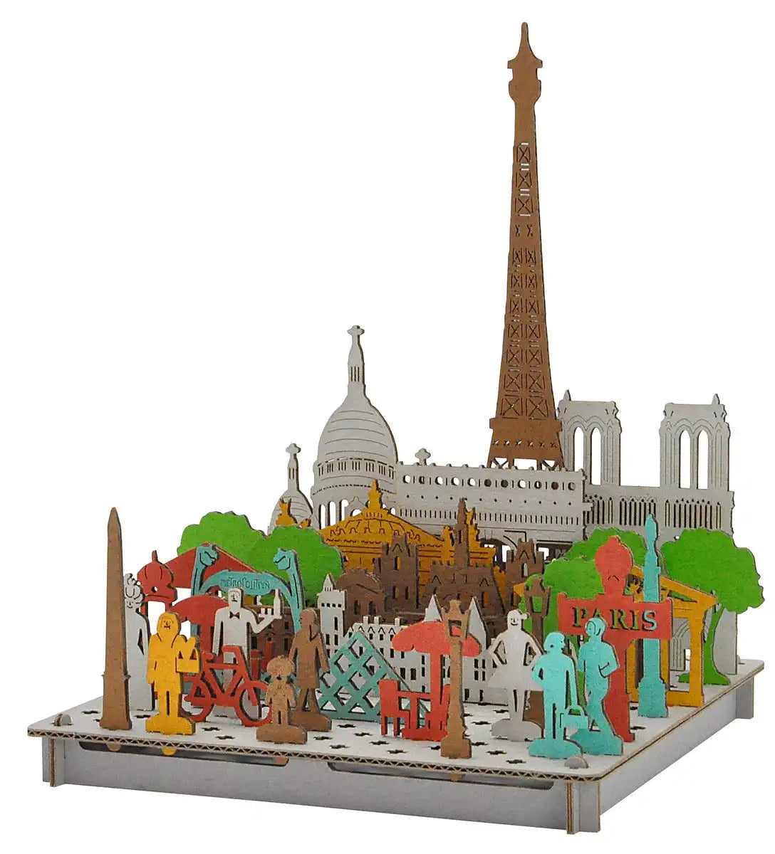 HACOMO Pusupusu Paper Craft Paris New- Japan Figure Store - #1 Bring To You The Best Japanese Goods