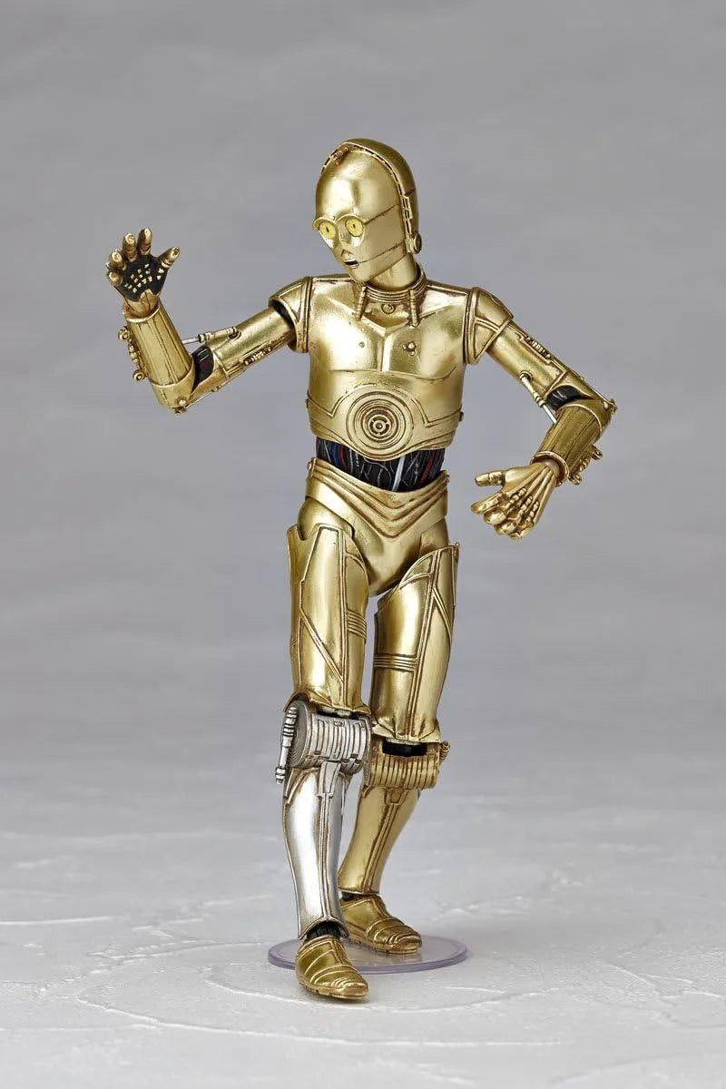 Kaiyodo Star Wars Revoltech C-3PO Action Figure ABS PVC Painted