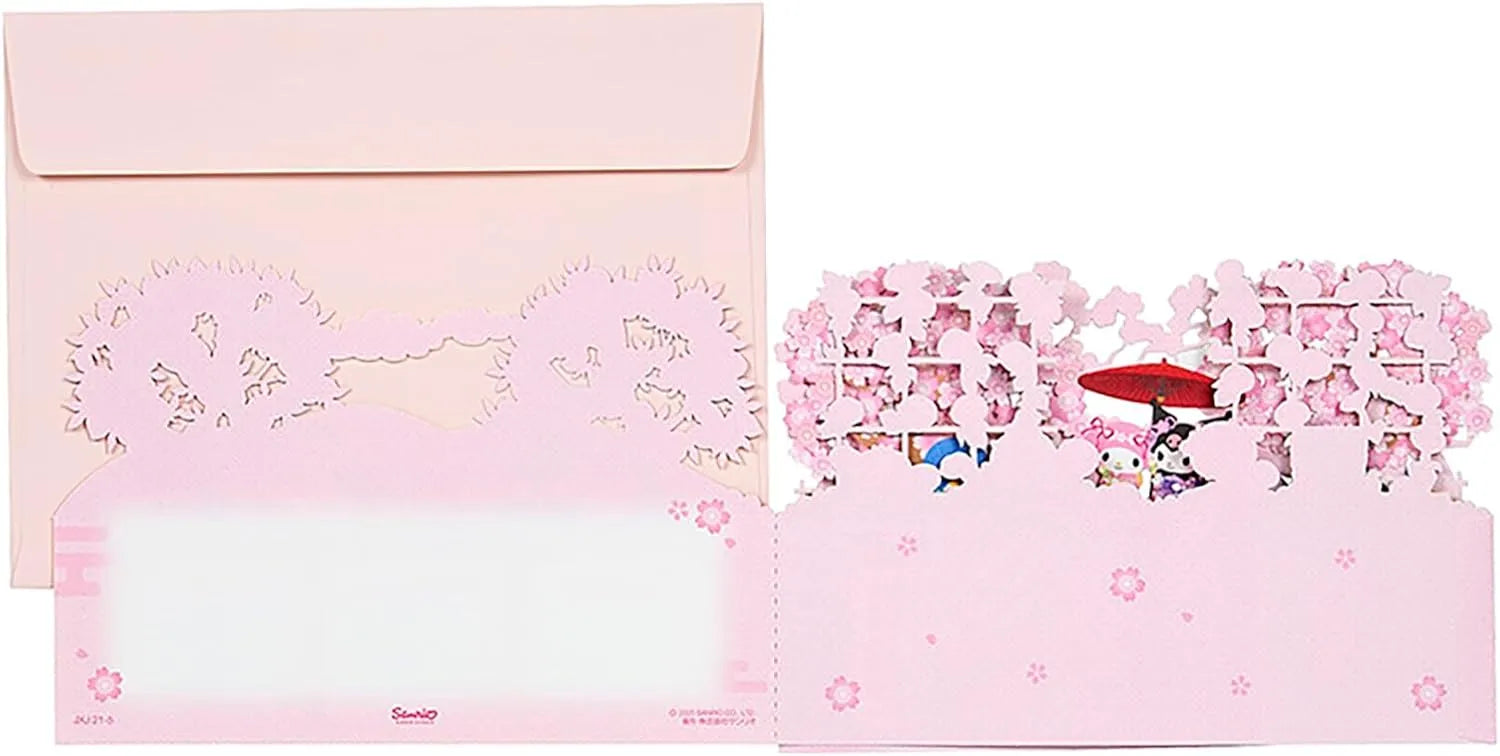 Sanrio Japanese Christmas Card Message Card with Sanrio Characters Calendar Sanrio