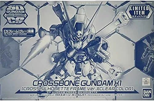 SD Gundam Cross Silhouette Crossbone Gundam X1 Clear Color Plastic Model by BANDAI