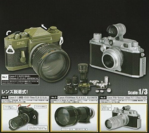 Japan Three-dimensional Camera Directory Canon Miniature Collection Set Of 5- Japan Figure Store - #1 Bring To You The Best Japanese Goods