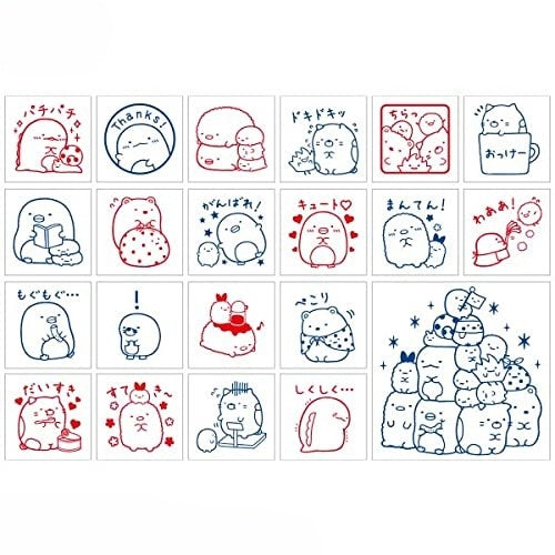 SAN-X Sumikko Gurashi Stamp Set L- Japan Figure Store - #1 Bring To You The Best Japanese Goods